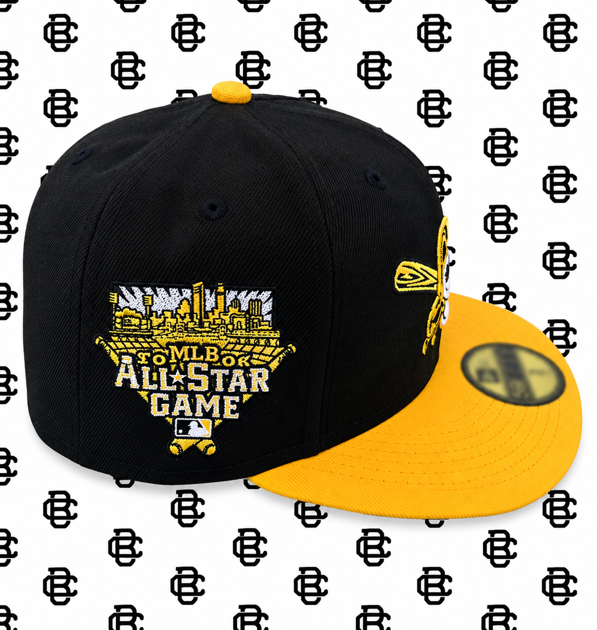 Black and Yellow Pirates Fitted