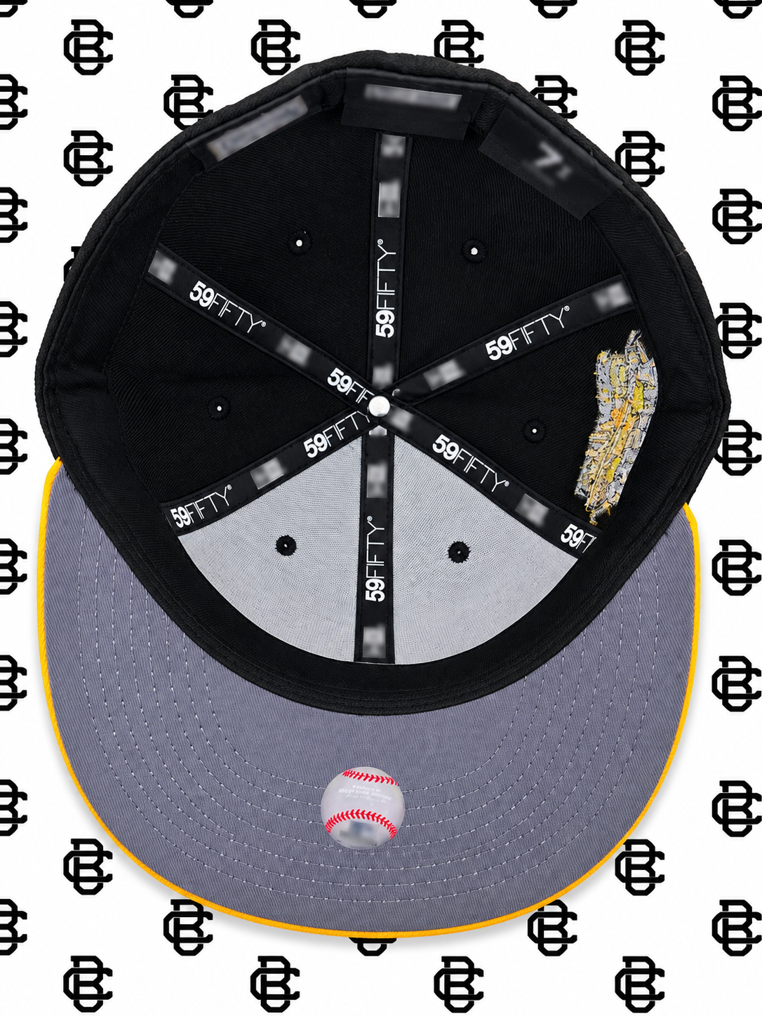 Black and Yellow Pirates Fitted