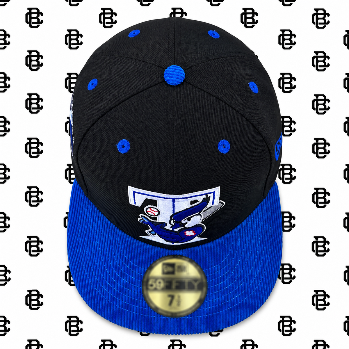 Blue Jays Strong Arm Fitted (Corduroy Visor)