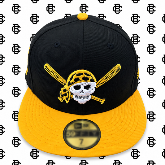 Black and Yellow Pirates Fitted