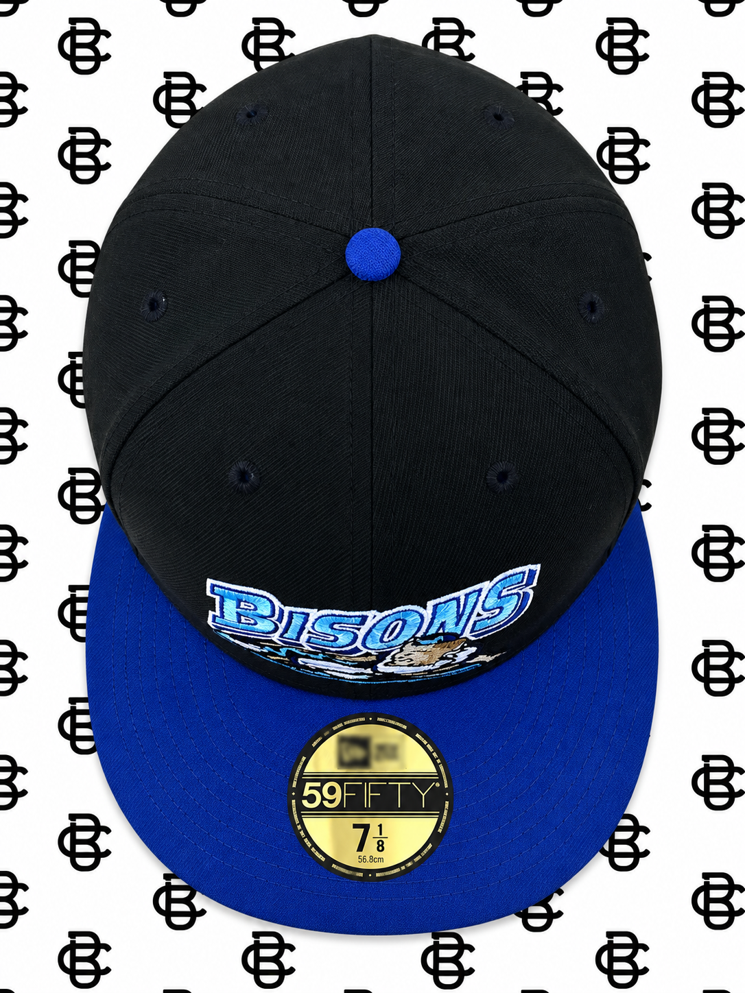 Blue Bisons Fitteds