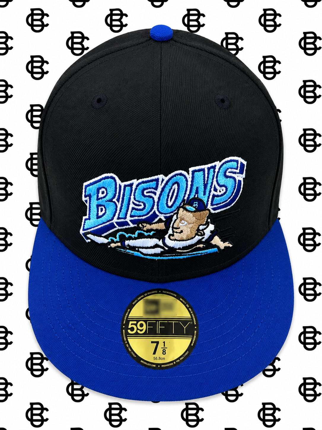 Blue Bisons Fitteds