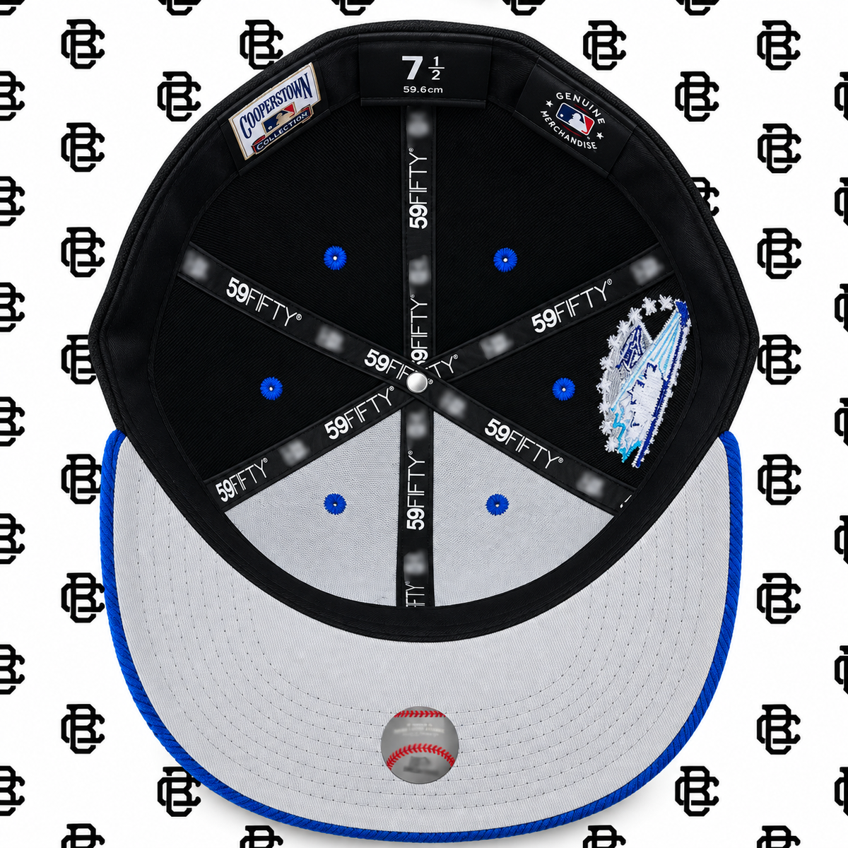 Blue Jays Strong Arm Fitted (Corduroy Visor)