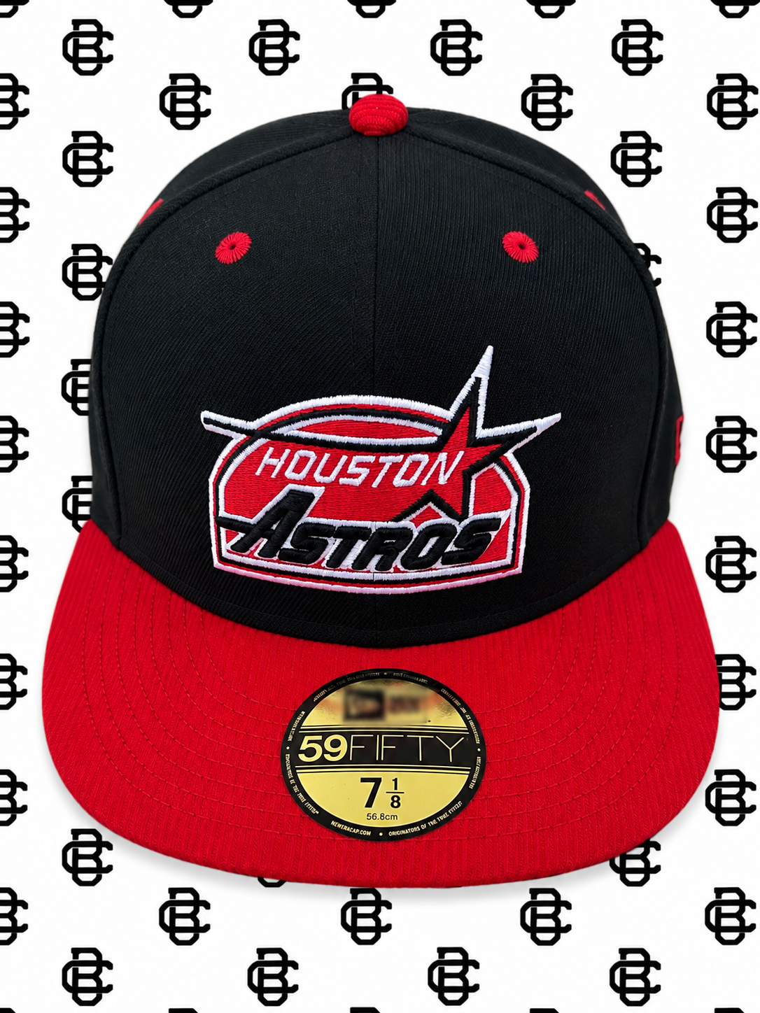 Bred Astros Fitted (Corduroy Visor)